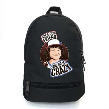 Рюкзак детский Очень странные дела Stranger Things Cappuccino Toys 0017 черный, размер 35 х 28 х 13 см