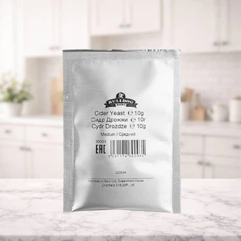 Дрожжи для полусухого сидра и яблочного вина Bulldog Medium Cider Yeast, 10 г