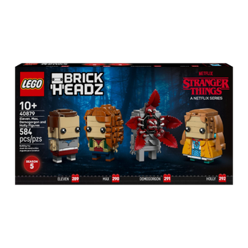 Конструктор Lego Stranger Things: Eleven, Max, Demogorgon and Holly Figures BrickHeadz 40879