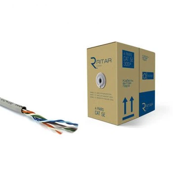 Кабель сетевой Ritar UTP 305м КВП (4*2*0,50) mark 4Р 24AWG [СCA