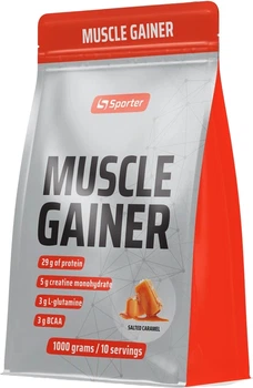 Гейнер для набору маси Sporter Muscle Gainer 1 кг Солона карамель (4820249724385)