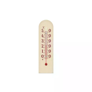 Комнатный деревянный термометр 14 см (0…+50°C) — экологичный, без ртути Стеклоприбор