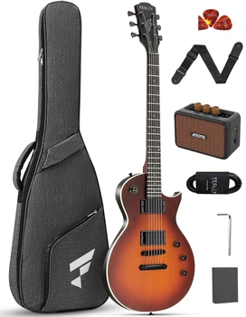 Электрогитара Fesley FLP350 SB (комплект с комбоусилителем портативным на 5 ват)