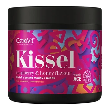 Заменитель питания OstroVit Kissel 200 g /10 servings/ Raspberry & Honey