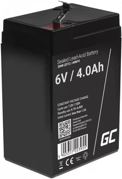 Акумуляторна батарея Green Cell AGM 6V 4Ah (5903317223955)