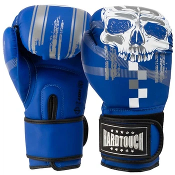 Перчатки боксерские PU HARD TOUCH BO-5230 Размер 14 унции Синий