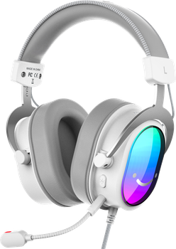Навушники Fifine H16W 7.1 RGB White (4820216978865)