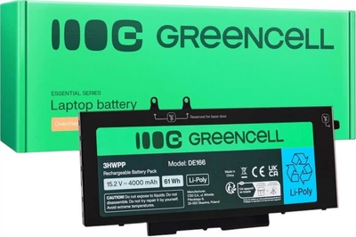 Акумулятор Green Cell для ноутбуков Dell 15.2 V 4000 mAh (5904326376793)
