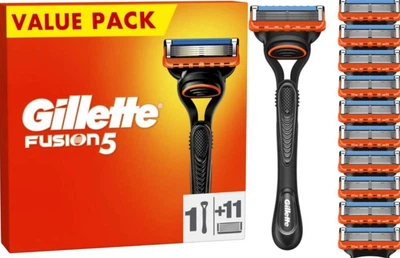 Станок для бритья Gillette Fusion 5 бритва с 11 сменными картриджами (Gillette-F5-11)
