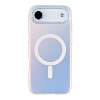 Чехол накладка TPU+PC IMD Gradient with MagSafe для Apple iPhone 17 Air панель-накладка для телефона магнитная зарядка Transparent