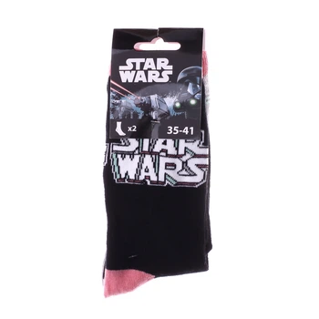 Носки Star Wars PRINCESSE LEIA 2P серый Дит 35 - 41