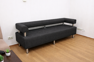 Диван офісний BNB IRIS 160 см сірий багама 42