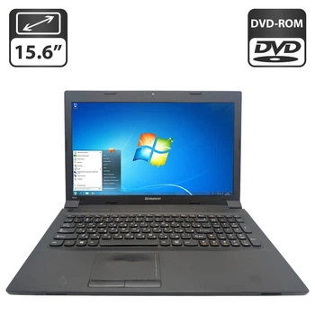 Ноутбук Lenovo B590 / 15.6" (1366x768) TN / Intel Pentium 2020M (2 ядра по 2.4 GHz) / 6 GB DDR3 / 500 GB HDD / Intel HD Graphics / WebCam / DVD-ROM / АКБ не держит б/у