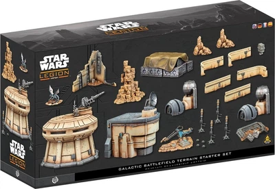 Dodatek do gry planszowej Atomic Mass Games Star Wars Legion 2.0: Galaktyczny zestaw startowy terenu pola bitwy (edycja międzynarodowa) (841333134419)