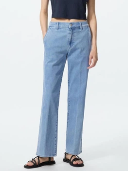 Джинсы Кльош женские Uniqlo 620570005 XL Голубые (1159851332)