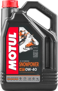 Моторное масло Motul Snow power 4T SAE 0W-40 4 л (105892)