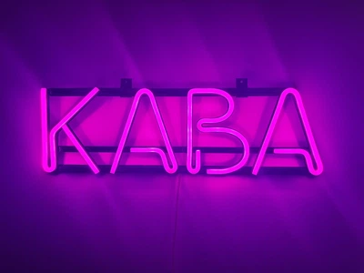 Неоновая вывеска Кофе 500x153 Розовый