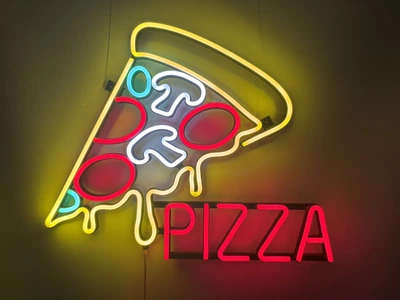 Неоновая вывеска Pizza 540x440 Комбинированный