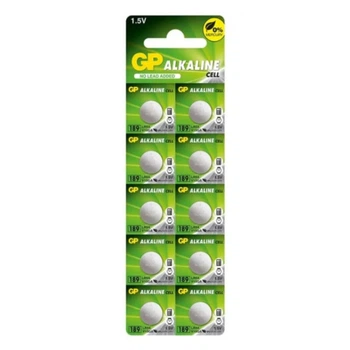 Батарейка GP 189/LR54/AG10 Alkaline 1.5V 10шт (4891199015519)