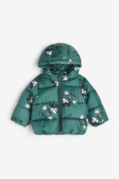 Куртка H&M демі хлопчику Міккі маус 104 на 3/4 роки Зелена