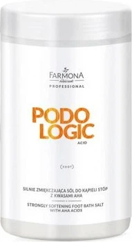 Сіль для ванночки для ніг Farmona Podologic Acid сильно пом'якшувальна з кислотами AHA та BHA 1500 г (5900117012345)