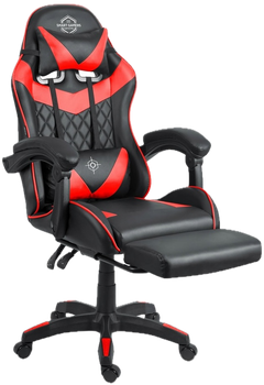 Fotel gamingowy Sofotel 242501 Draknor II Czarno-czerwony (5903890631031)