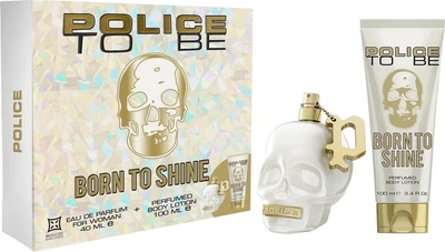Набір для жінок Police To Be Born To Shine Парфумована вода 40 мл + Лосьйон для тіла 100 мл (679602159968)
