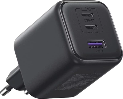 Мережевий зарядний пристрій Ugreen X527 3xUSB 45 Вт (2xUSB-C + USB-A) Grey (UGR-65156B)