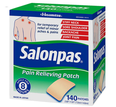 Обезболивающие пластыри Hisamitsu Salonpas 140 шт