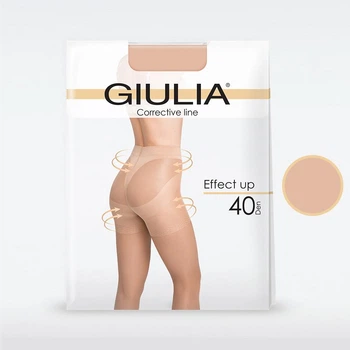 Колготы 40 Den женские Giulia Effect Up 3 р Бежевые (4824092602531)