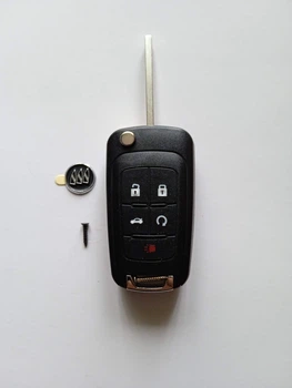 Корпус выкидного ключа для Buick Excelle Verano LaCrosse Regal Galakeys 4 кн + паника лезвие HU100 (28-09)