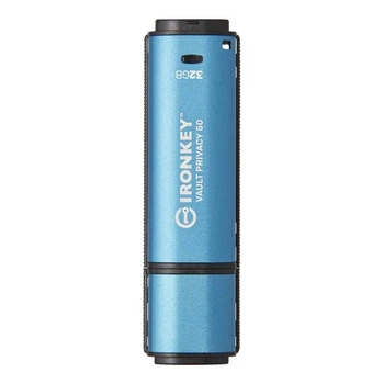 Флеш-накопичувач Kingston IronKey Vault Privacy 50 32 GB Type-A 3.2 Blue (IKVP50/32GB)