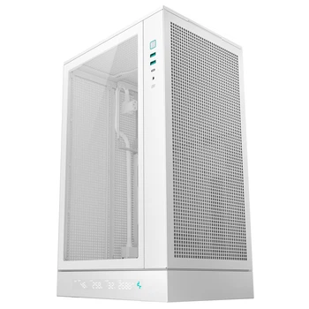 Комп'ютерний корпус DeepCool CH270 Digital White без блока живлення з бічною панеллю із загартованого скла та цифровим дисплеєм (R-CH270-WHNDM0-G-1)