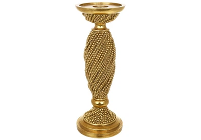 Підсвічник для тонкої та товстої свічок Pearl, колір - золото (459-095)