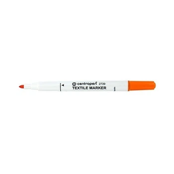 Маркер для текстилю 2мм Textile помаранч CENTROPEN