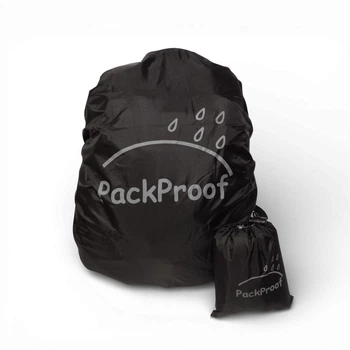 Чехол для рюкзака 35л PackProof накидка на рюкзак Чёрный