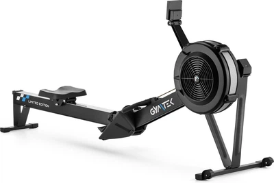 Гребний тренажер повітряний Gymtek XR4000 до 200 кг + Пояс для пульсу (Bluetooth, Kinomap)