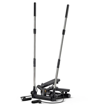 Степпер з рукоятками Hop-Sport HS-050S Norg Black скандинавська ходьба + Еспандери