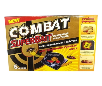 Ловушка COMBAT для тараканов 6 шт.