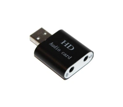 Звуковая карта USB 2.0, 7.1, Dynamode C-Media 108, черный, 90 дБ, EAX2.0 / A3D1.0, алюминиевый корпус, Blister (USB-SOUND7-ALU)