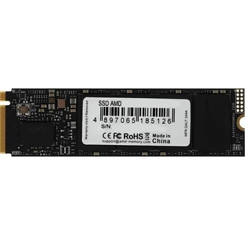 Твердотельный накопитель SSD 4Tb, AMD R3, PCI-E 4.0 x4, M.2 2280, 3D TLC, 7300/6500 МБ/с (R3MP44096G8)