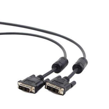 Кабель DVI-D (M) - DVI-D (M), 5 м, черный, Viewcon, 24/24 (VC-DVI-104-5M)