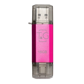Флеш накопитель USB 16Gb T G Star TG009TC, Purple, Type-C / USB 2.0 (TG009TC-16GFC)