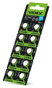 Батарейки AG9/LR936, Videx Excellent!, 10 шт, Blister