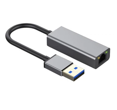 Сетевой адаптер Dynamode USB 3.0 - Gigabit Ethernet DM-AD-GLAN серый 13 см чипсет RTL8153