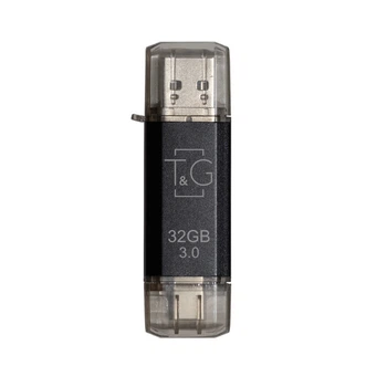 Флеш накопитель USB 32Gb T G Star TG009TC, черный, Type-C / USB 3.0 (TG009TC-32GBK3)