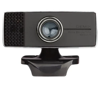 Веб-камера Gemix T20, черный, 1.3Mp, 1280x720/30 fps, микрофон, USB 2.0, фиксированный фокус, 1.5 м, многофункциональный зажим