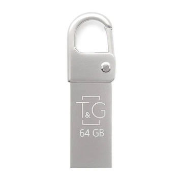 Флеш накопитель USB 64Gb T G Metal TG027, серебристый, USB 2.0 (TG027-64G)