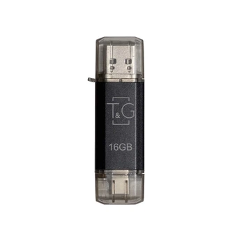 Флеш накопичувач USB 16Gb TG Star TG009TC, чорний, Type-C/USB 2.0 (TG009TC-16GBK)