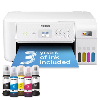 МФУ струйное цветное A4 Epson L3286, белый, WiFi, 5760х1440 dpi, до 33/15 стр/мин, ЖК экран 3.7 см, USB, встроенное СНПЧ, чернила